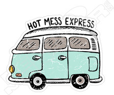 Hot Mess Express Decal Sticker