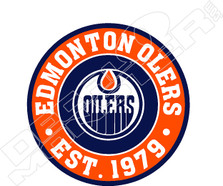 Oilers Est 1979 Decal Sticker