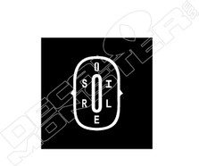 Oilers Black O Decal Sticker