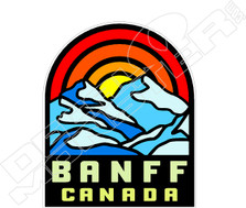 Banff Canada Decal Sticker