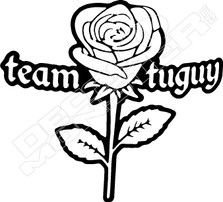 Team Tuguy Rose Decal Sticker