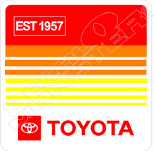 Toyota Est 1957 Decal Sticker
