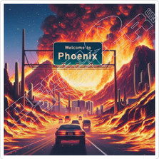 Welcome To Phoenix Sign Fire Decal Sticker