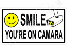 Smile Youre On Camera Decal Sticker