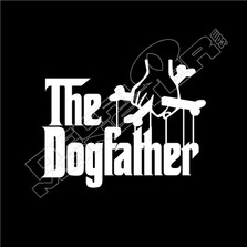The Dogfather Decal Sticker