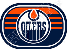 Oilers Rink Crest Decal Sticker