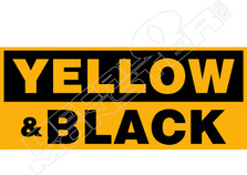 Dewalt Yellow and Black Decal Sticker