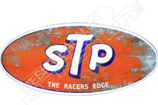 STP The Racers Edge Decal Sticker