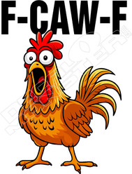 FCAWF Cool Chicken Decal Sticker