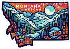 Montana Webcam Decal Sticker