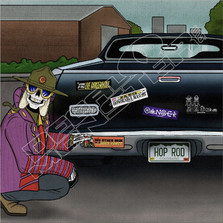 VooDoo Ranger ElCamino Bumper Decal Sticker