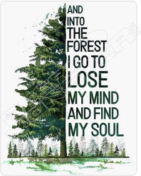 Into Forest Find Soul Decal Sticker