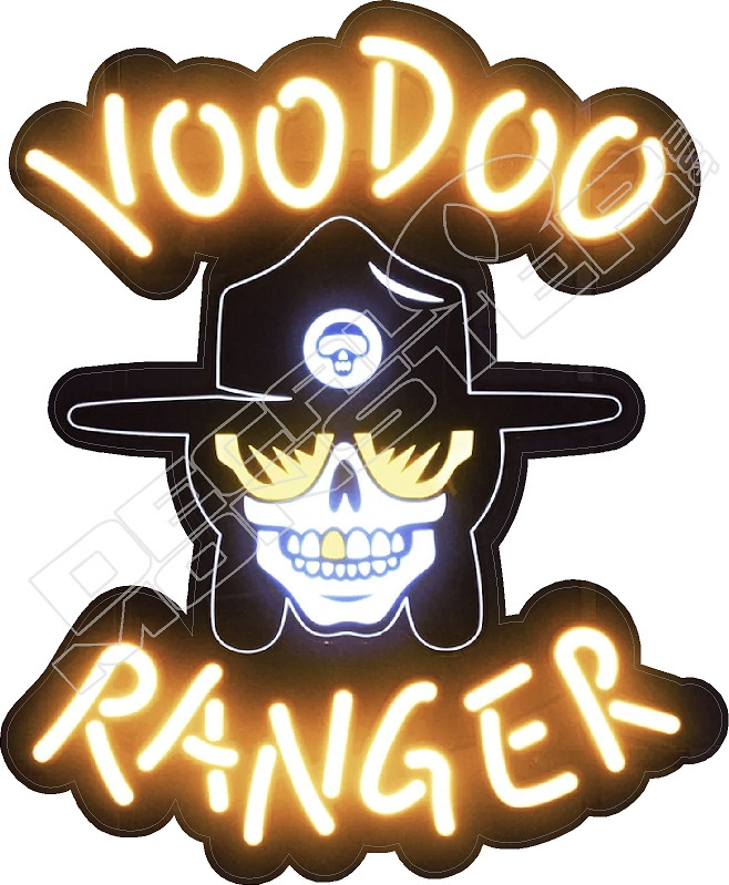 VooDoo Ranger Neon Sign Decal Sticker - DecalMonster.com