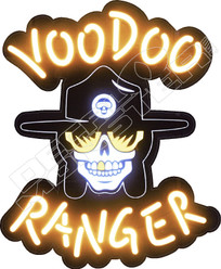 VooDoo Ranger Neon Sign Decal Sticker
