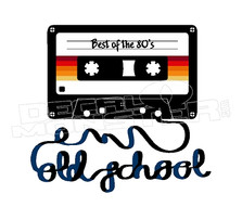 Best of 80s Cassette Old School Decal Sticker