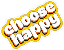 Choose Happy Decal Sticker
