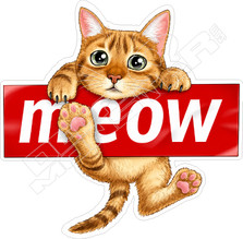 Meow Kitty Decal Sticker