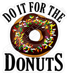 Do For Donuts Decal Sticker