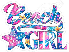 Beach Girl Decal Sticker