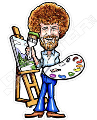 Happy Little Trees Bob Ross2 Decal Sticker