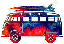 VW Beach Van Decal Sticker
