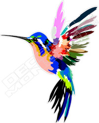 Humming Bird Watercolor2 Decal Sticker