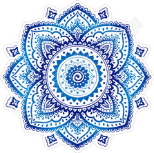  Lotus Flower3 Yoga Decal Sticker