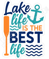 Lake Life Best Life Decal Sticker