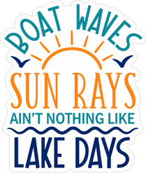 Lake Days Decal Sticker