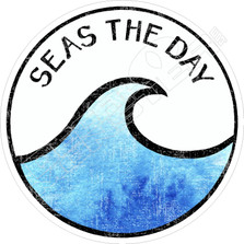 Seas The Day Decal Sticker