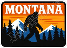 Montana Bigfoot Decal Sticker