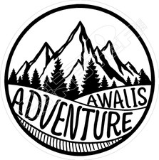 Adventure Awaits3 Decal Sticker
