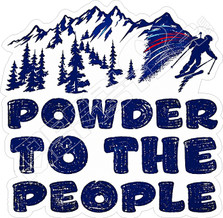 Powder to People Decal Sticker