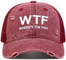 WTF Wheres The Fish Decal Sticker