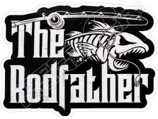 The Rodfather Decal Sticker