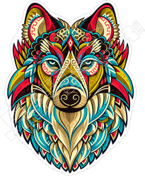 Wolf Mystical Decal Sticker