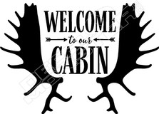 Welcome To Cabin Decal Sticker