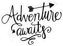 Adventure Awaits Decal Sticker