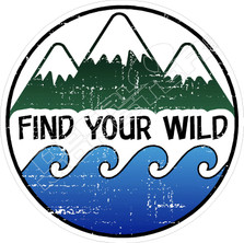 Find Your Wild Decal Sticker