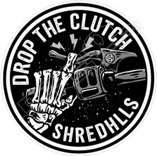 Drop Clutch Shred Hills Decal Sticker