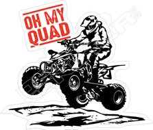 Oh My Quad Decal Sticker