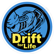 Drift For Life Decal Sticker