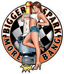 Bigger Spark More Bang Decal Sticker