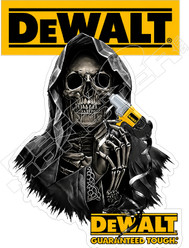 Dewalt Grim Reaper Decal Sticker
