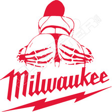 Milwaukee Girl2 Decal Sticker
