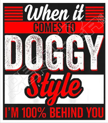 Doggy Style Decal Sticker