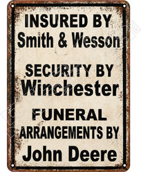 Insured Security Funeral Decal Sticker