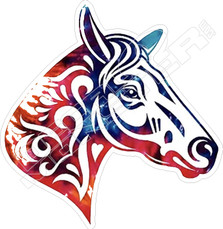 Tribal Horse Decal Sticker