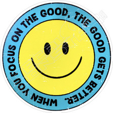 Focus On The Good Decal Sticker