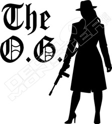 The OG Girl Decal Sticker